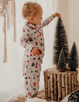 Christmas gnomes Pyjama set with elastic bottoms