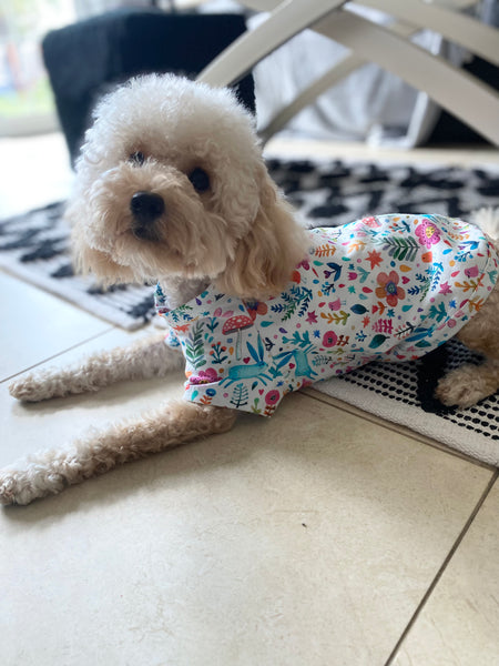 Pretty Watercolour Dog t-shirt / Pyjamas