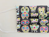 Skulls re- usable adjustable face cover