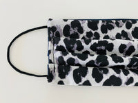 Leopard print re- usable adjustable face cover
